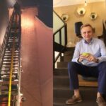 Пожежа у Львові в «Реберні» на Підвальній в Арсеналі. Андрій Садовий