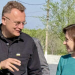 Мер Львова Андрій Садовий і президентка Молдови Мая Санду