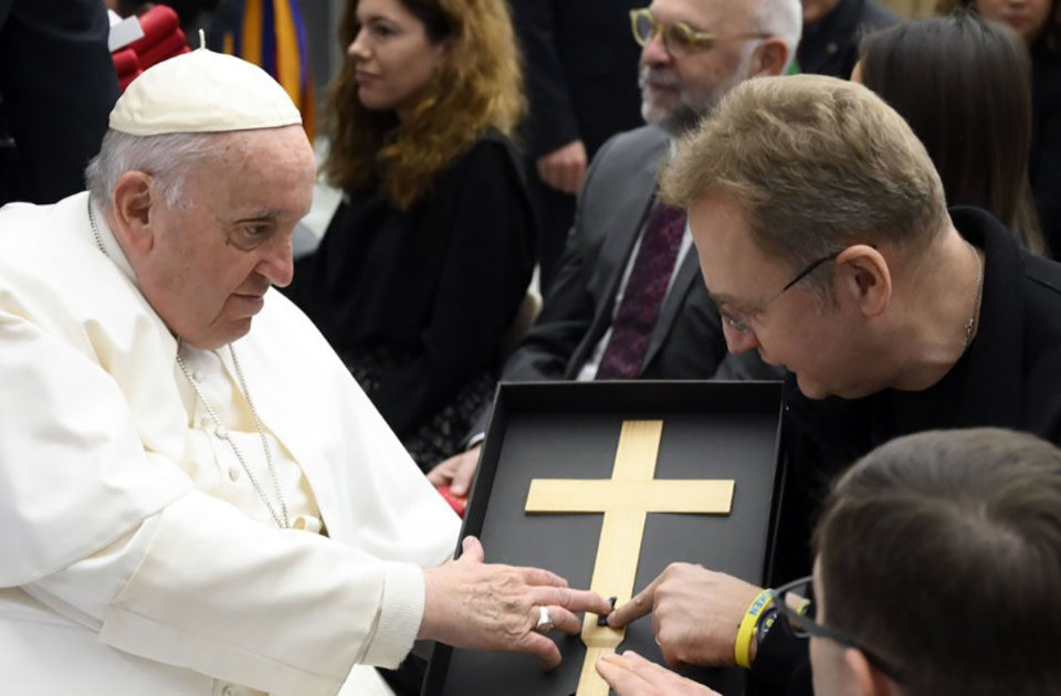 Андрій Садовий і папа римський